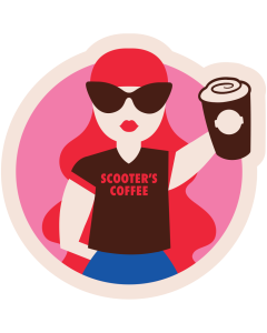 Scooter’s Girlie Sticker 