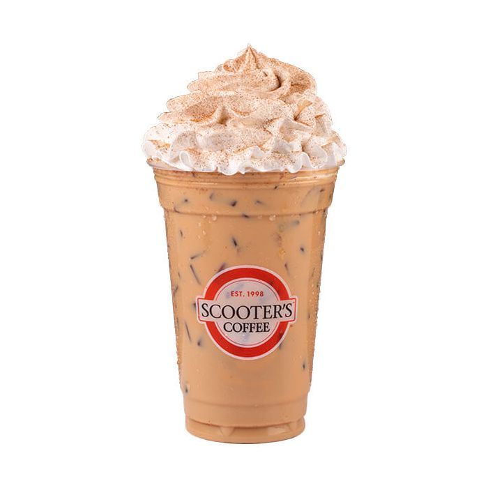 Iced Pumpkin Spice Latte - Iced Espresso | Scooter's Coffee