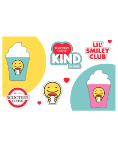 Lil' Smiley Club Sticker Sheet